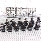 COMBO 12 Mini Lính Swat Cùng 2 vỉ Vũ Khí Như Hình
