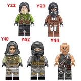 Minifigures Nhân Vật Lính Khủng Bố - Phụ Kiện Army