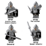 Minifigures Nhân Vật Hiệp Sĩ Giáp Bạc Trong Phim Chúa Tể Những Chiếc Nhẫn - Lord of the Rings KT1005