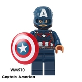 Lego Minifigures Marvel DC Nhân Vật Captian America Mẫu Đẹp WM510
