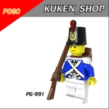 Lego Minifigures Army Lính Cận Đại Lính Hoàng Gia PG991 PG992 PG993 PG994 PG995 PG996 PG997 PG998