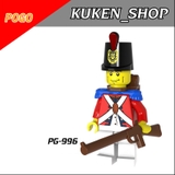 Lego Minifigures Army Lính Cận Đại Lính Hoàng Gia PG991 PG992 PG993 PG994 PG995 PG996 PG997 PG998