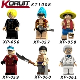Lego Minifigures Đảo Hải Tặc One Piec - Các Mẫu Nhân Vật Sanji Frank Luffy Sakazuki Edward D.Garp Mới Nhất KT1008