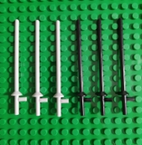 COMBO 5 Gậy Dài Có Tay Cầm Ngang NO.661 - Phụ Kiện MOC Tương Thích Lego Part 3849