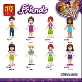 Minifigures Các Mẫu Nhân Vật Trong Lego Friends Lele F034 F041