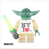 Minifigures Star Wars Nhân Vật Sư Phụ Yoda Phiên Bản Tình Yêu - WM240