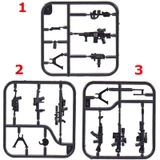 COMBO 2 Vỉ Súng Phụ Kiện MOC Army NO.182