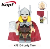 Minifgures Super Heroes Nhân Vật Lady Thor Mới Nhất KF2104