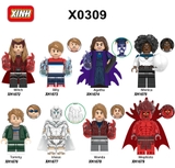 Minifigures Mẫu Nhân Vật Siêu Anh Hùng Wanda Vision Agatha X0309 - Đồ Chơi Lắp Ráp Mini