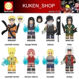 COMBO 8 Minifigures Các Mẫu Nhân Vật Hoạt Hình Naruto Hyuga Hinata - Zabuza - Haku - Tsunade WM6107 - Đồ Chơi Lắp Ráp