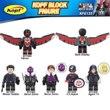 Minifigures Các Mẫu Nhân Vật Marvel DC MCU Siêu Anh Hùng Falcon Và Winter Soldier US Agent Sharon KF6135