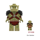 Mini Mẫu Quỷ Orc Soldier DY306 Trong World of Warcraft - Đồ Chơi Lắp Ráp Mô Hình Nhân Vật Nhỏ