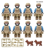 COMBO 8 Minifigures Nhân Vật Người Lính Đặc Chủng Được Trang Bị Đầy Đủ M8056 - Đồ Chơi Lắp Ráp Mini Army