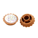 COMBO 2 Cái Bánh Nướng NO.1015 - Phụ Kiện Đồ Chơi Lắp Ráp Lego