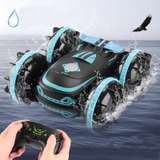 Đồ Chơi Xe Có Điều Khiển Nhào Lộn Xoay 360 Độ Có Khả Năng Lội Nước 2 Mặt