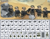 Combo 6 Minifigures Lính Đặc Nhiêm Wild Boy TBS01-06 - Đồ Chơi Lắp Ráp Mini Army