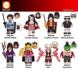 Minifigures Thượng Huyền Nhất Thanh Gươm Diệt Quỷ Demon Slayer WM6138 Kokushibo Muzan Yoriichi - Đồ Chơi Lắp Ráp
