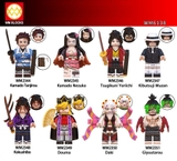 Minifigures Thượng Huyền Nhất Thanh Gươm Diệt Quỷ Demon Slayer WM6138 Kokushibo Muzan Yoriichi - Đồ Chơi Lắp Ráp