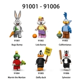 Minifigures Lắp Ráp Nhân Vật Trong Phim Hoạt Hình Looney Toons Bugs Bunny Marvin Daffy Duck Sylvester 91001-91012