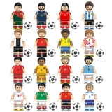 Minifigures Các Mẫu Nhân Vật Cầu Thủ Bóng Đá Nổi Tiếng Messi Ronaldo G0103 G0104 - Đồ Chơi Lắp Ráp Mini