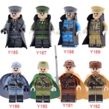 Minifigures Lắp Ráp Các Mẫu Nhân Vật Chỉ Huy Quân Liên Xô Nhật Tưởng Mỹ Trong Thế Chiến II