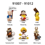 Minifigures Lắp Ráp Nhân Vật Trong Phim Hoạt Hình Looney Toons Bugs Bunny Marvin Daffy Duck Sylvester 91001-91012