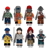 Minifigures Các Mẫu Nhân Vật Xác Sống Zoombies Mẫu Mới N101-108 - Đồ Chơi Lắp Ráp Mini