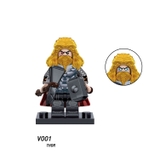 Minifigures Nhân Vật Thor Phiên Bản Siêu Đẹp - V001 - Mini Siêu Anh Hùng Marvel DC MCU