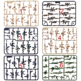 Một Vỉ Trang Bị Vũ Khí Cho Lính Đặc Nhiệm Có In Camo Đẹp NO.1584 - Đồ Chơi Lắp Ráp MOC Army Lực Lượng Đặc Biệt