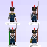 Đồ Chơi Lắp Ráp Mini Các Mẫu Lính Pháp Trong Cuộc Chiến Napoleon N029 N032 - Mô Hình Nhân Vât
