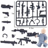 Một Vỉ Trang Bị Vũ Khí Hiện Đại Dành Cho Lính Đặc Nhiệm NO.1471 - Đồ Chơi Lắp Ráp Army