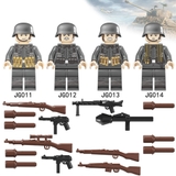 Minifigures Lính Đức Trong Thế Chiến II Được Trang Bị Vũ Khí Đầy Đủ Và In Lưng Đẹp Mắt - Đồ Chơi Lắp Ráp Mini