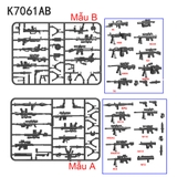 Một Vỉ Vũ Khí Thế Hệ Mới NO.959 RPG M110 XM2010 M72 M60 M249 AWM LỤC - Phụ Kiện MOC Army