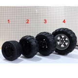 Một Bánh Lốp Phụ Kiện MOC Cho Xe Với Nhiều Kích Cỡ 56x28 68.7x34 81.6x38 94.8x44 Tương Thích Lego 41897 61480 45982 5412