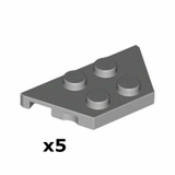 COMBO 5 Gạch 2x4 Nêm Mái 2 Bên NO.712 - Phụ Kiện MOC Tương Thích Lego Part 51739