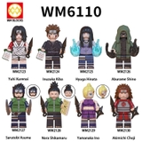 COMBO 8 Minifigures Các Nhân Vật Trong Naruto Hokage Đội 8 Kurenai WM6110 - Đồ Chơi Lắp Ráp Mini