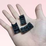 COMBO 3 Gạch Chắn Bùn Kích Thước 2x4 Có Đính Vòm NO.1603 - Phụ Kiện Đồ Chơi Lắp Ráp Tương Thích Part 60212