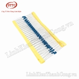 Điện Trở Đài Loan Chân Đồng 1% 5 Vạch Màu 680R 1/4W (dây 100 chiếc)
