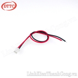 Cáp 2 sợi, 1 đầu cái XH2.54-2Y dài 20cm (lõi 22AWG)
