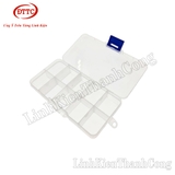 Hộp Nhựa Đựng Linh Kiện 10 Ngăn (129x66x22mm)