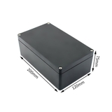 Hộp Nhựa 200x120x75mm Đen (Chống Nước IP65)