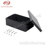 Hộp Nhựa 200x120x75mm Đen (Chống Nước IP65)