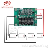 Mạch Bảo Vệ Pin 18650 BMS 3.7V 4S 16.8V 40A - Hệ 4 Cell Nối Tiếp