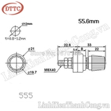 Jack Loa 555 M8 8mm (Đỏ+Đen)