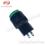 Đèn Báo NXD-213 220VAC Màu Xanh (Đường Kính 16mm)