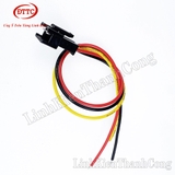 Cáp 3 Sợi 1 Đầu Đực SM2.54-3R 22AWG Dài 20cm