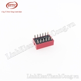 Công Tắc Bit 6P (6 Số) Màu Đỏ