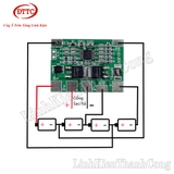 Mạch Bảo Vệ BMS Cho Pin Sắt LiFePO4 3.2V 4S 20A - Hệ 4 Cell Nối Tiếp