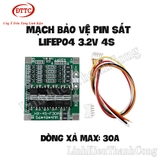 Mạch Bảo Vệ BMS Cho Pin Sắt LiFePO4 3.2V 4S 30A - Hệ 4 Cell Nối Tiếp