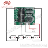 Mạch Bảo Vệ BMS Cho Pin Sắt LiFePO4 3.2V 4S 30A - Hệ 4 Cell Nối Tiếp